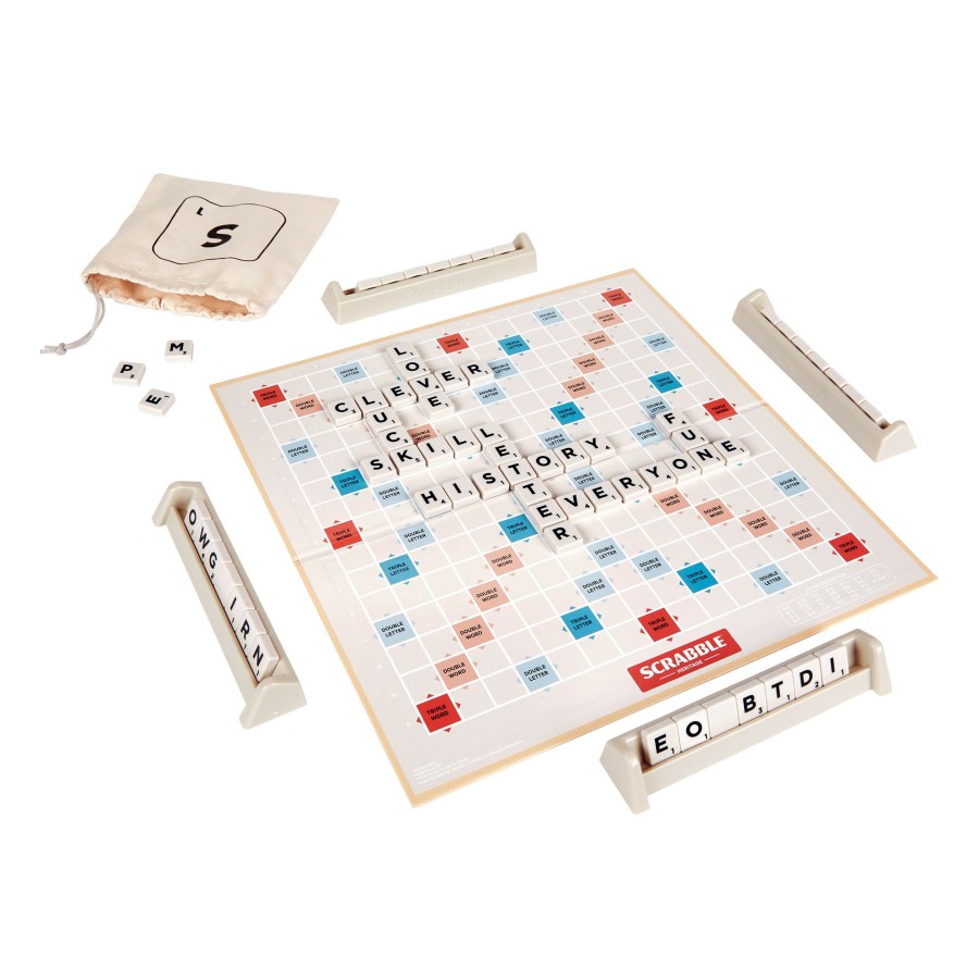 Family Games * | Buy Mattel Toys Scrabble Heritage Board Game