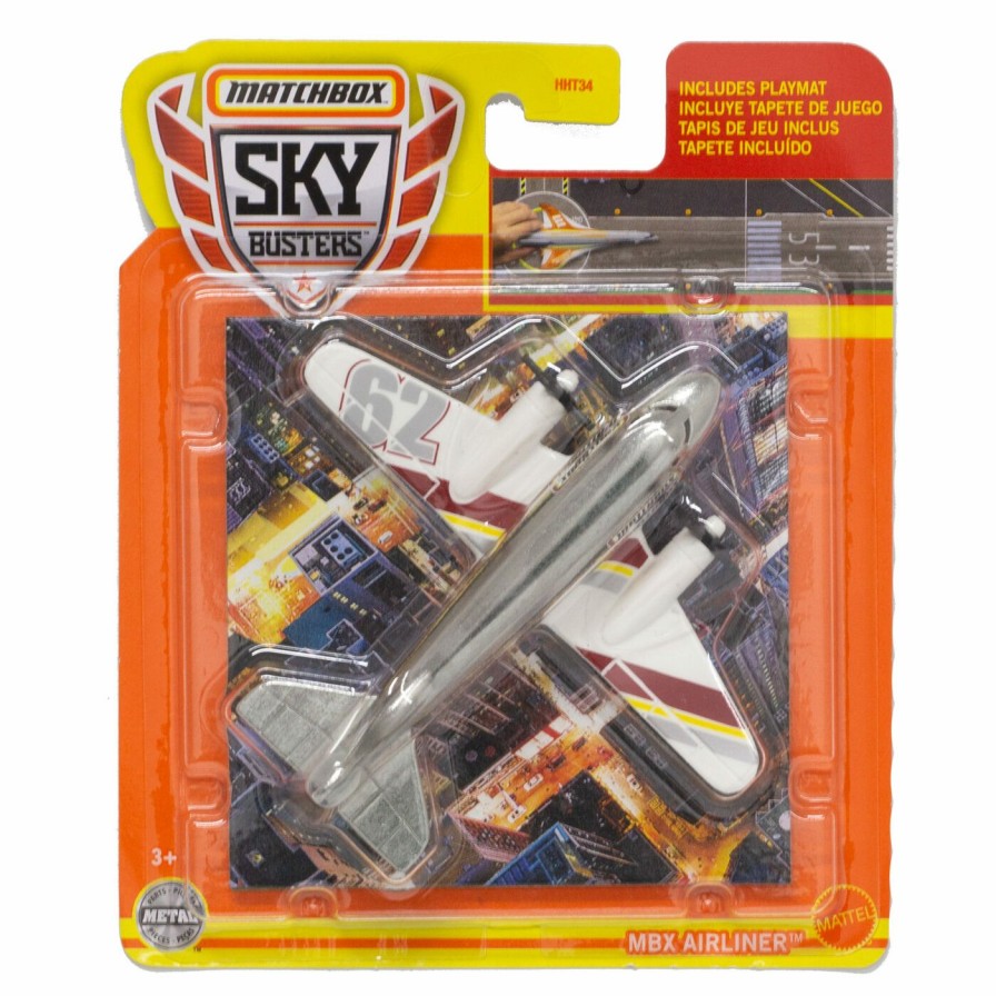 Boys Toys * | Budget Matchbox Toy Cars Matchbox Sky Busters Mbx Airliner