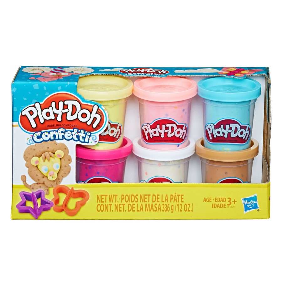 Art & Craft Toys * | Outlet Play-Doh Toys Play-Doh Confetti Compound 6-Pack