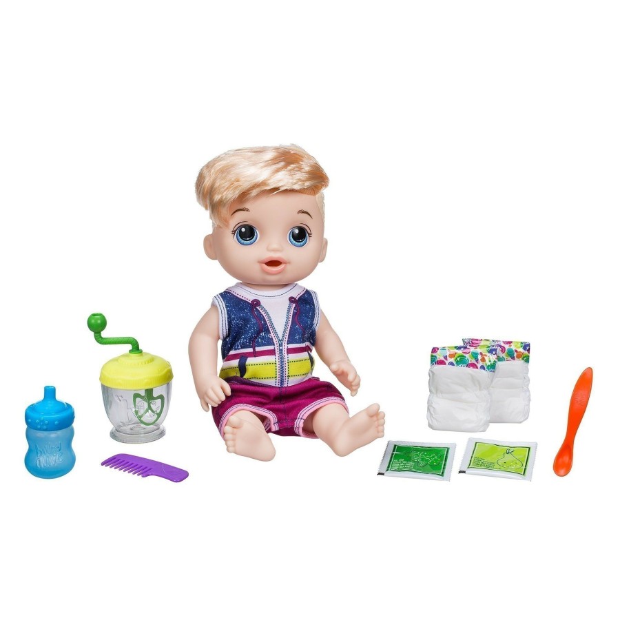 Girls Toys * | Outlet Hasbro Baby Alive Sweet Spoonfuls Baby Doll Boy