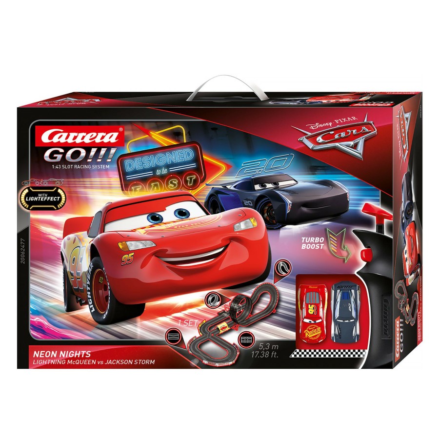 Boys Toys * | Best Reviews Of Carrera Toys Carrera Go Disney Pixar Cars Neon Nights Slot Car Set