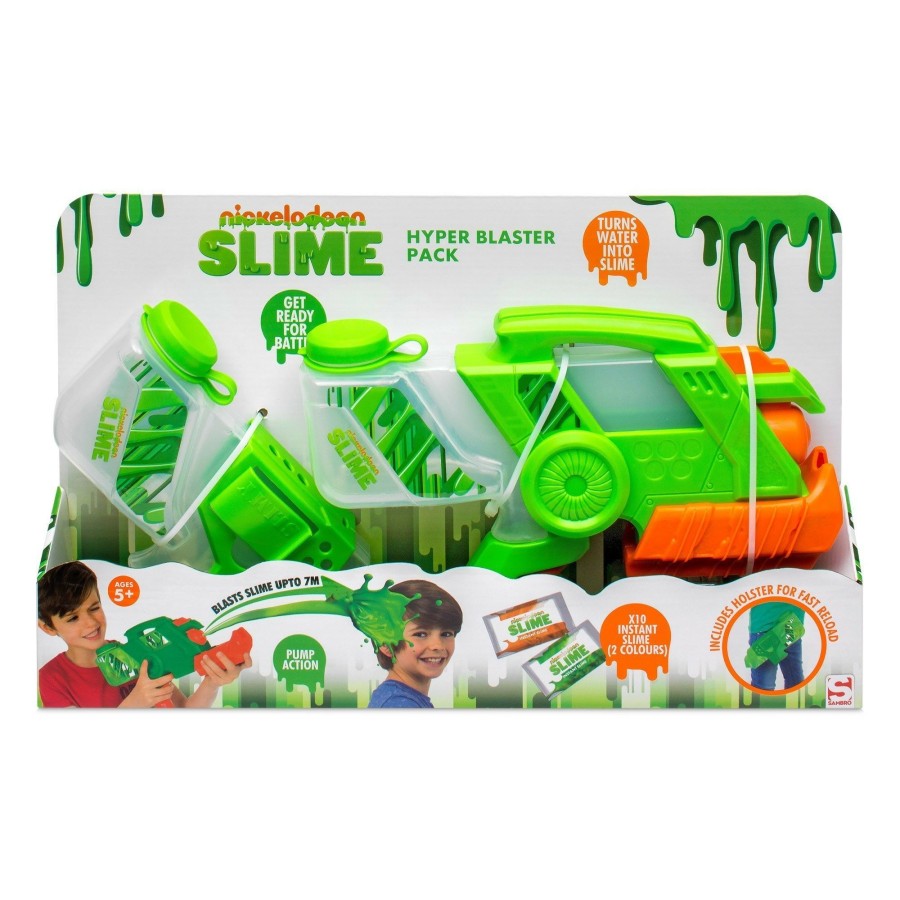 Boys Toys * | Buy Hi Nickelodeon Slime Hyper Blaster Pack