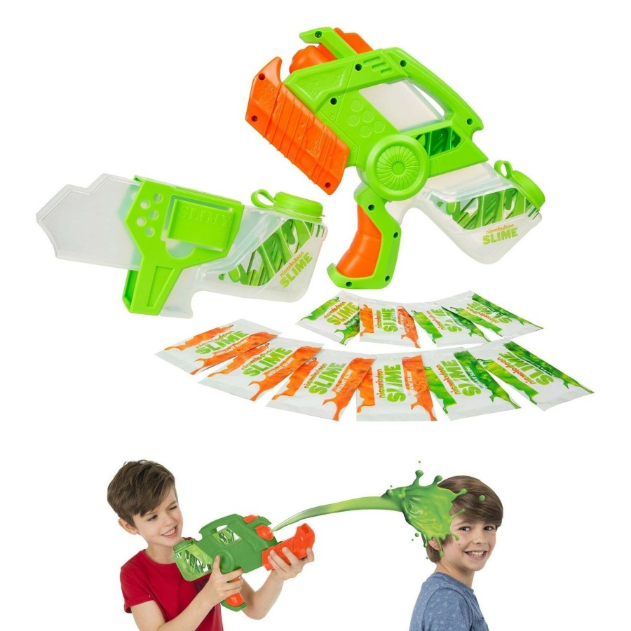 Boys Toys * | Buy Hi Nickelodeon Slime Hyper Blaster Pack