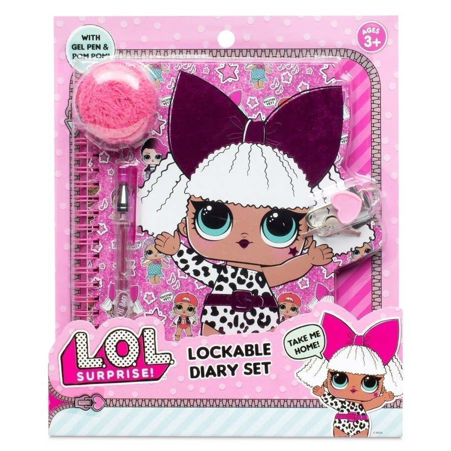 Art & Craft Toys * | Best Pirce Lol Surprise! Lol Surprise Lockable Diary Set