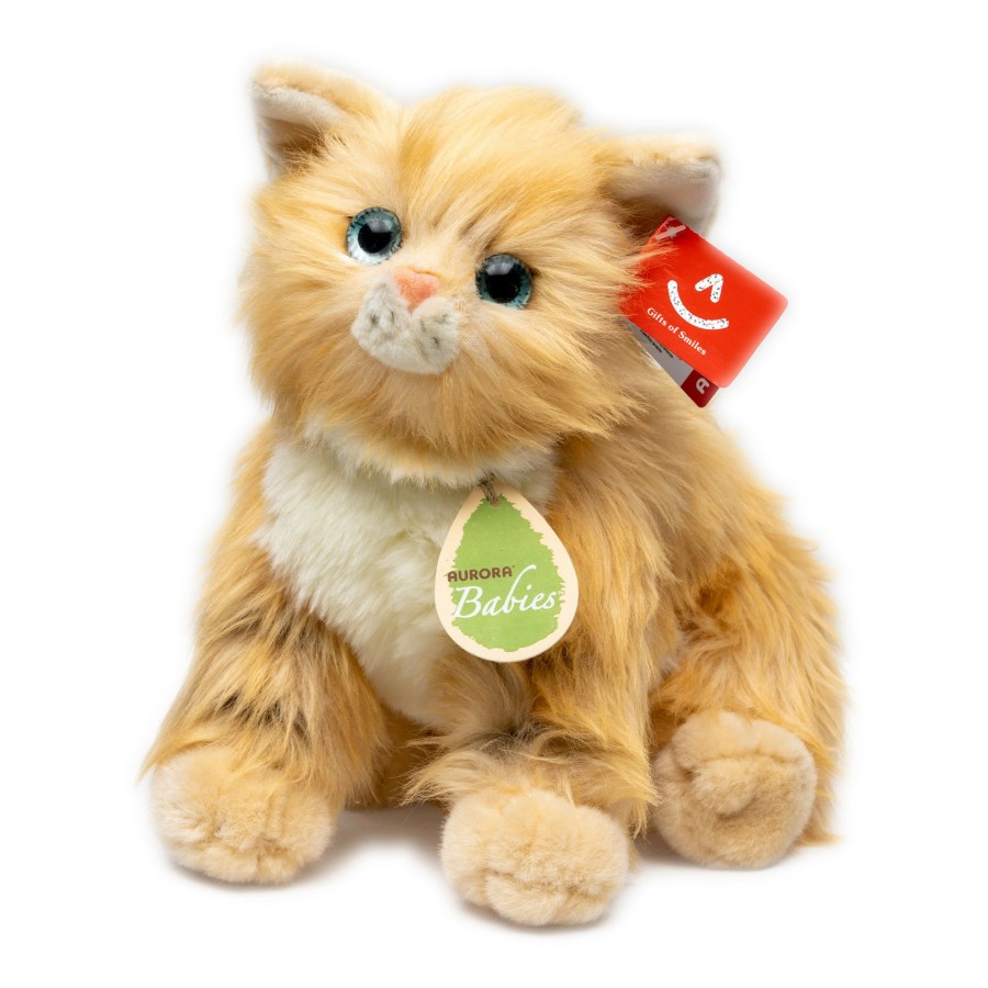 Soft Toys * | Best Deal Hi Aurora Pumpkin Ginger Cat Plush