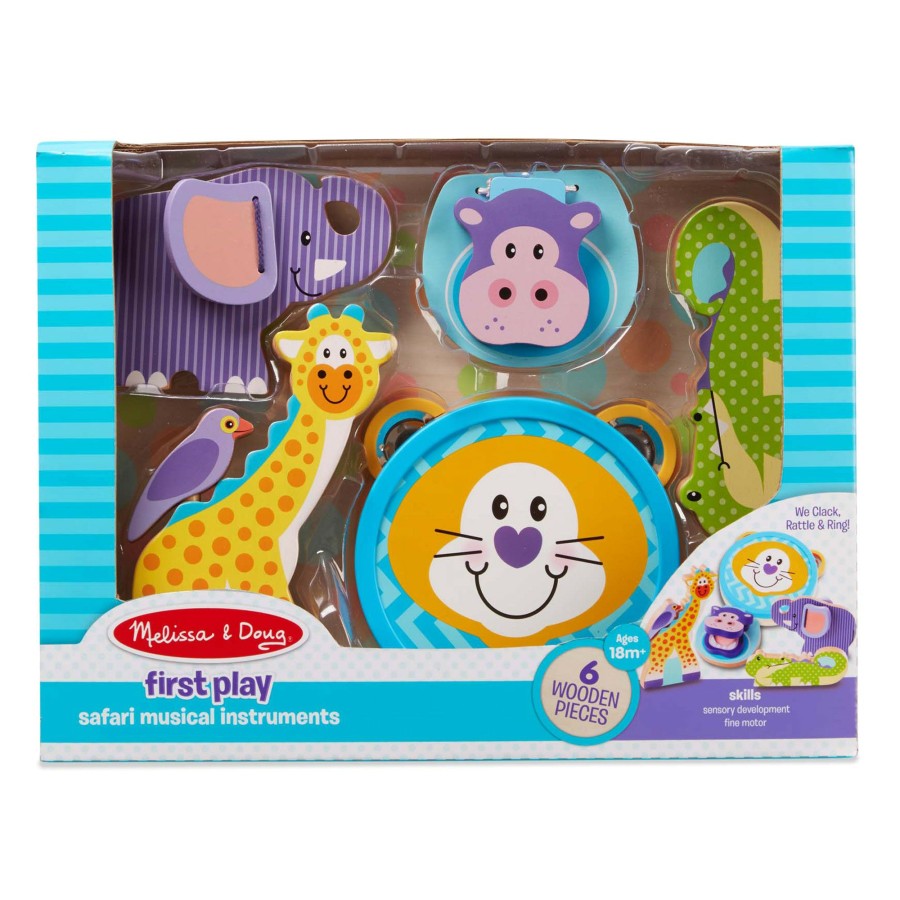 Boys Toys * | Discount Melissa And Doug Toys Melissa & Doug First Play Safari Musical Instruments