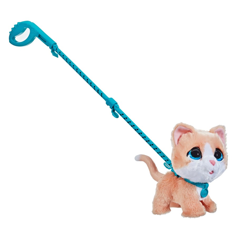 Girls Toys * | Top 10 Hasbro Furreal Walkalots Big Wags Kitty