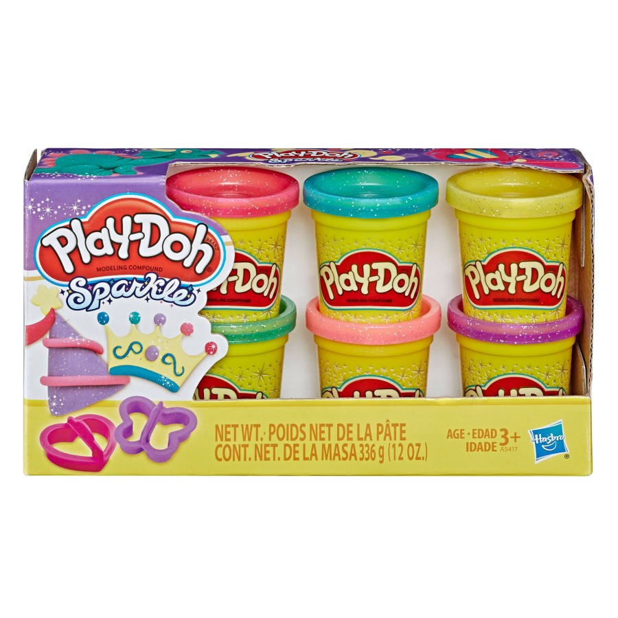 Art & Craft Toys * | Cheap Play-Doh Toys Play-Doh Sparkle Compound 6-Pack