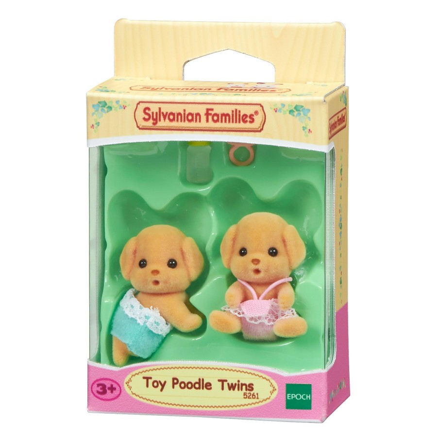 Girls Toys * | Wholesale Sylvanian Families Toys Sylvanian Families Toy Poodle Twins Sf5261