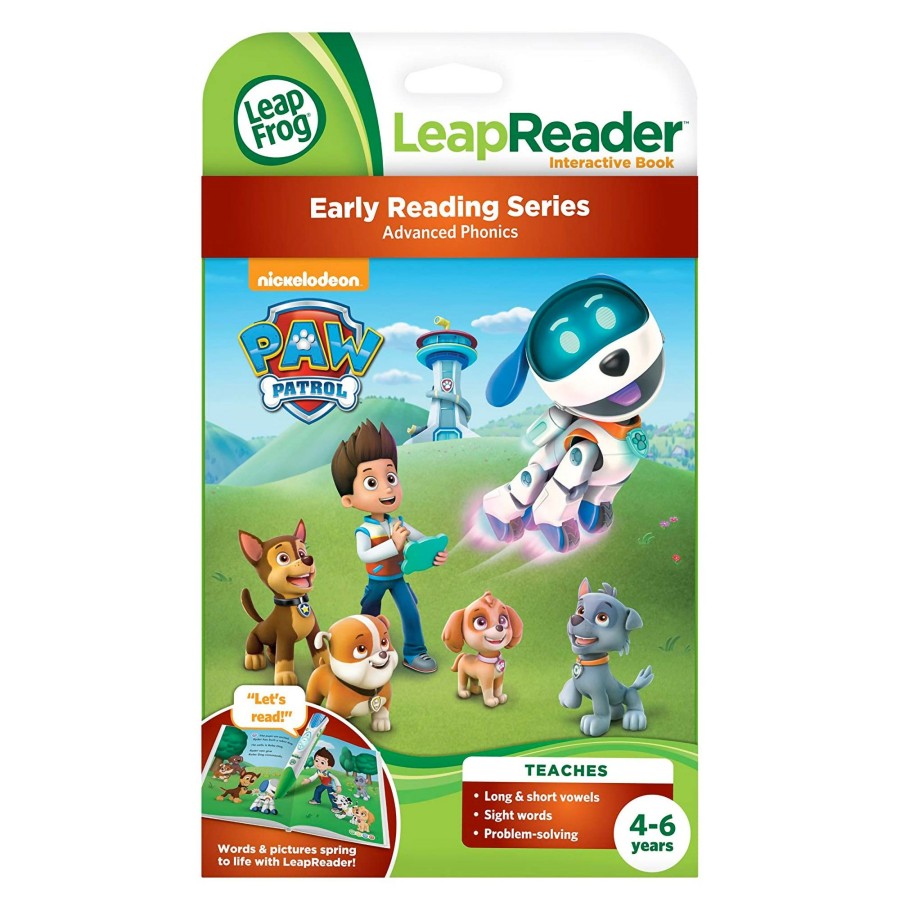 Family Games * | New Leapfrog Leapreader Interactive Book Paw Patrol Advanced Phonics