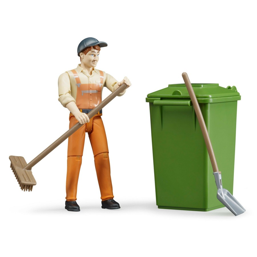 Boys Toys * | Best Reviews Of Bruder Toys Bruder Waste Disposal Figure Set