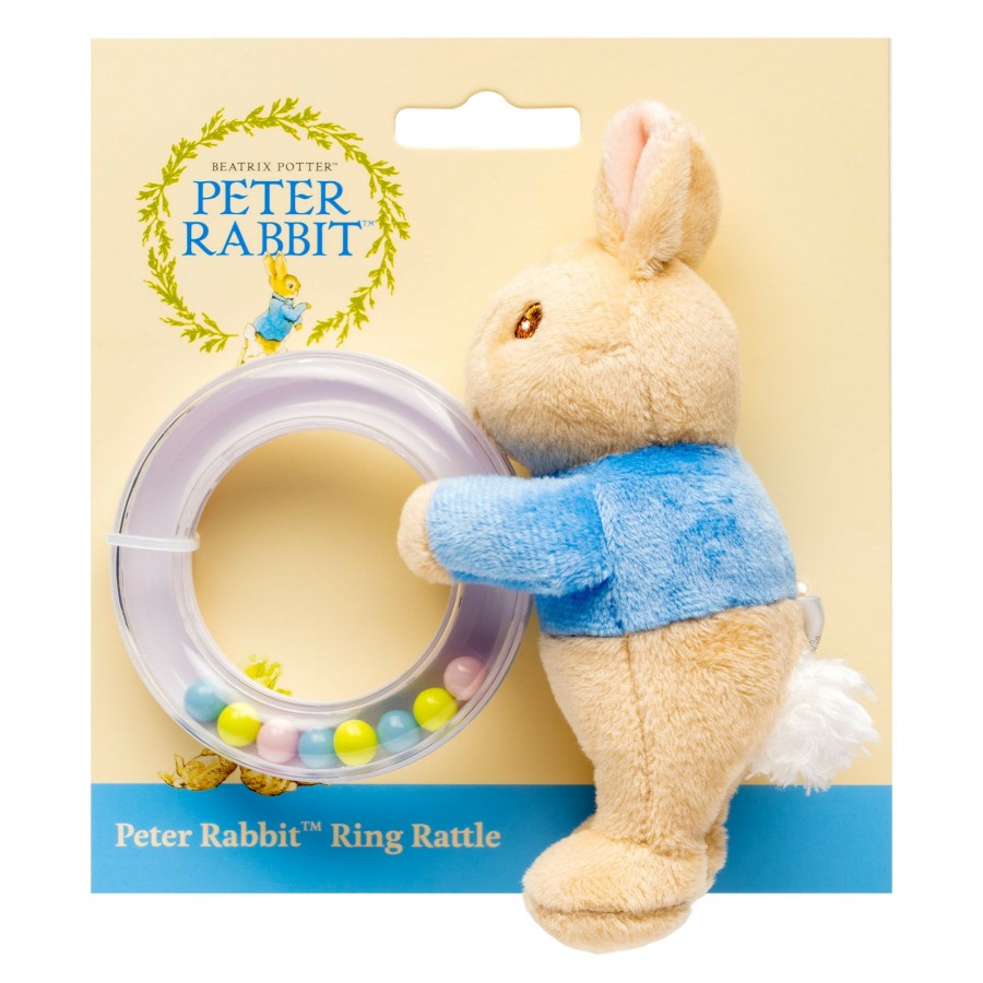 Soft Toys * | Best Pirce Peter Rabbit Peter Rabbit Ring Rattle