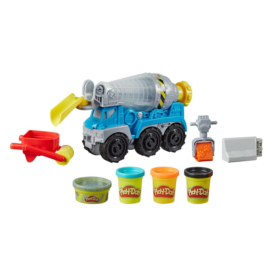 Art & Craft Toys * | Brand New Play-Doh Toys Play-Doh Wheels Cement Truck