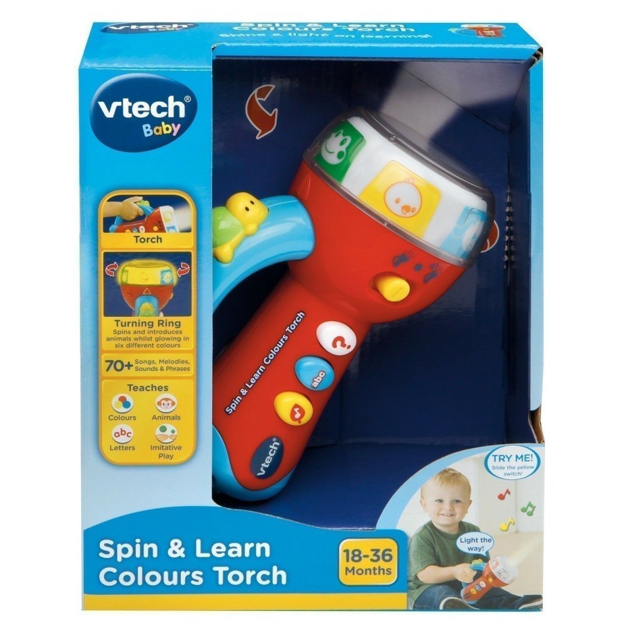 Age Group * | Best Sale Vtech Baby Spin & Learn Colours Torch